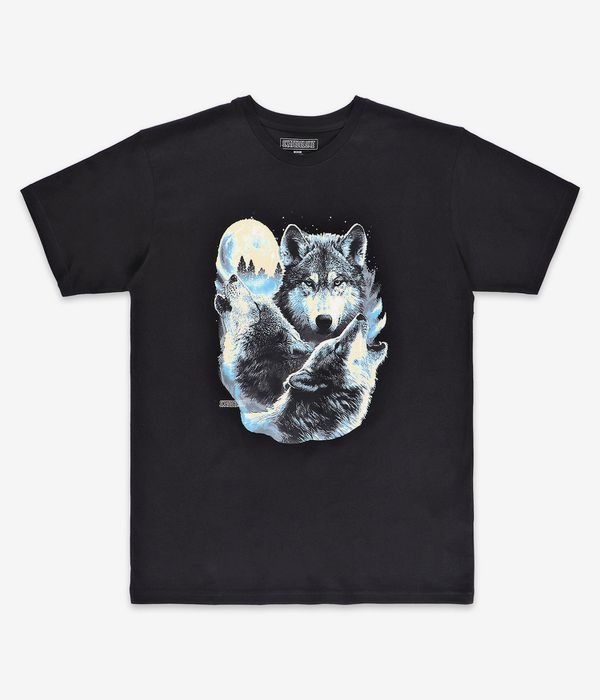 skatedeluxe Wolves T-Shirt (black)