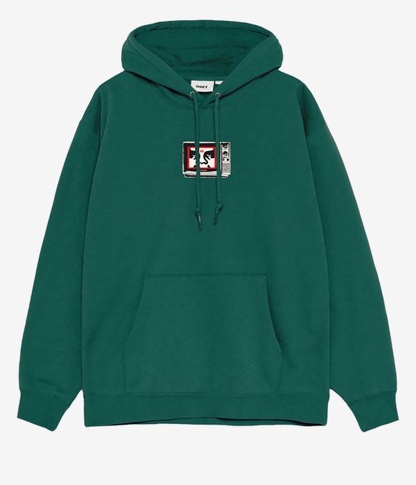Obey checkered hoodie top
