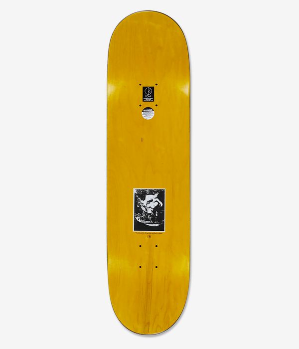 Polar Stenström Tape & Panther 8.5" Skateboard Deck (black white)