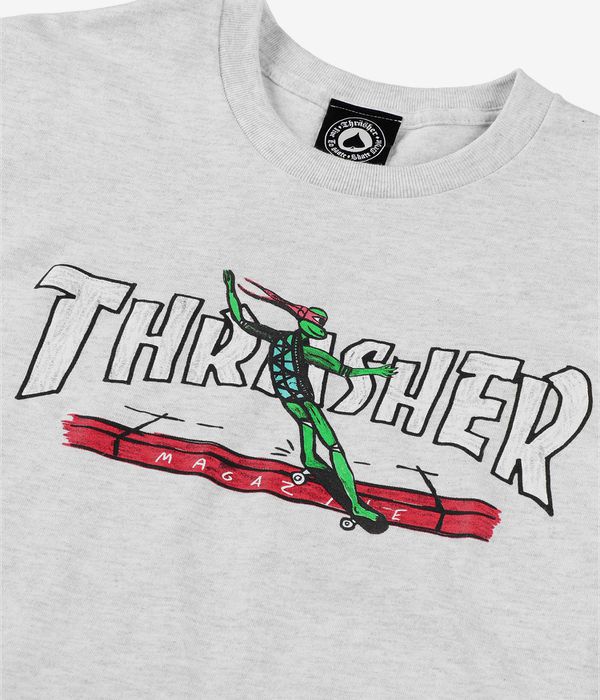 Thrasher Red Curb T-Shirt (ash grey)