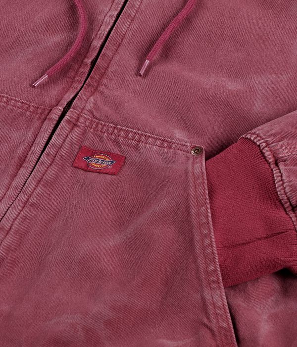 Dickies Lined Denim Jacket (garnet)