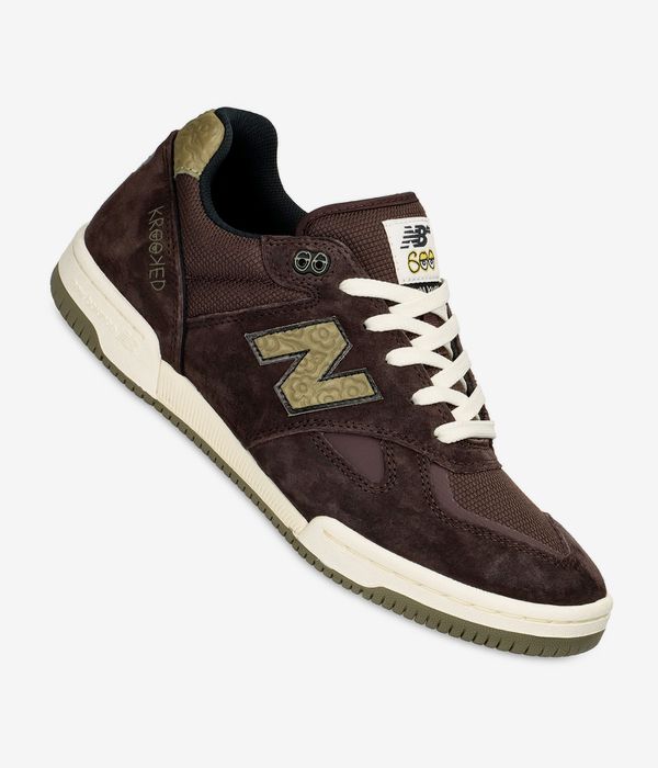 New Balance Numeric x Krooked 600 Shoes (chocoalte olive)