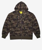 Carpet Company C-Star Thermal Zip-Sweatshirt avec capuchon (camo)