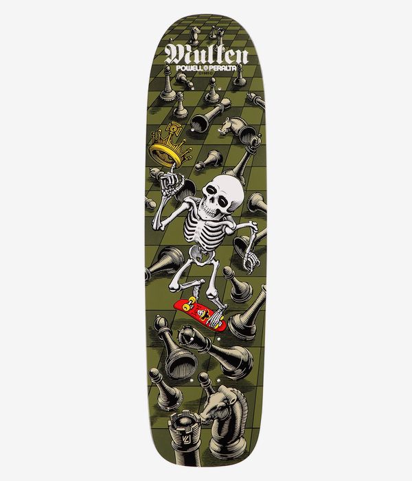 Powell-Peralta Mullen BB S13 Limited Edition 7.4" Skateboard Deck (green)