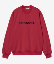 Carhartt WIP Basic Sweatshirt (cherry space)