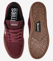 Etnies Marana Shoes (maroon black white)