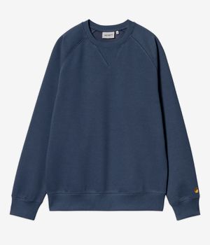 Carhartt WIP Chase Sweatshirt (dusky blue gold)