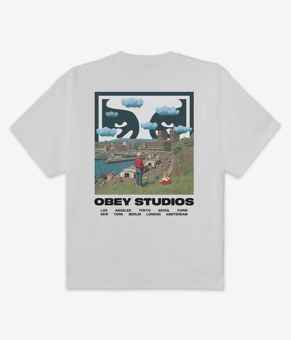 Obey Sky Face T-shirt (white)
