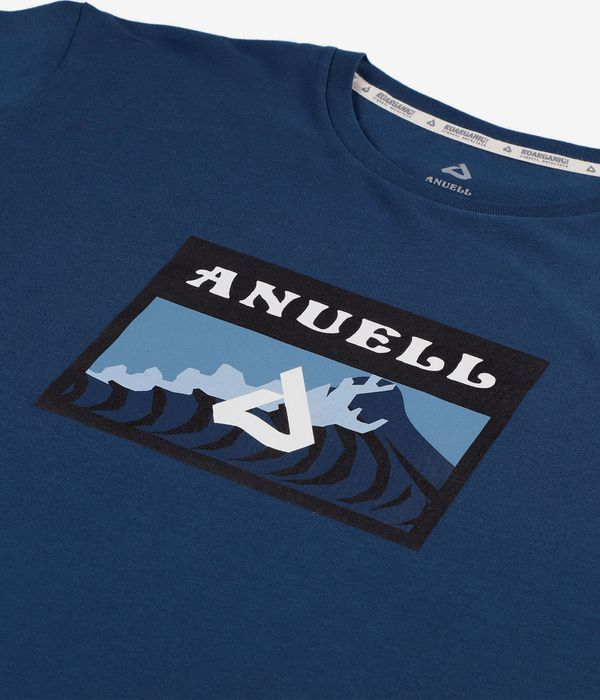 Anuell Crater Mare Organic T-Shirt (navy)