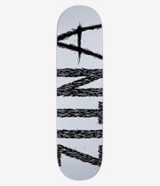 Antiz Big Script 8.125" Skateboard Deck (full white)