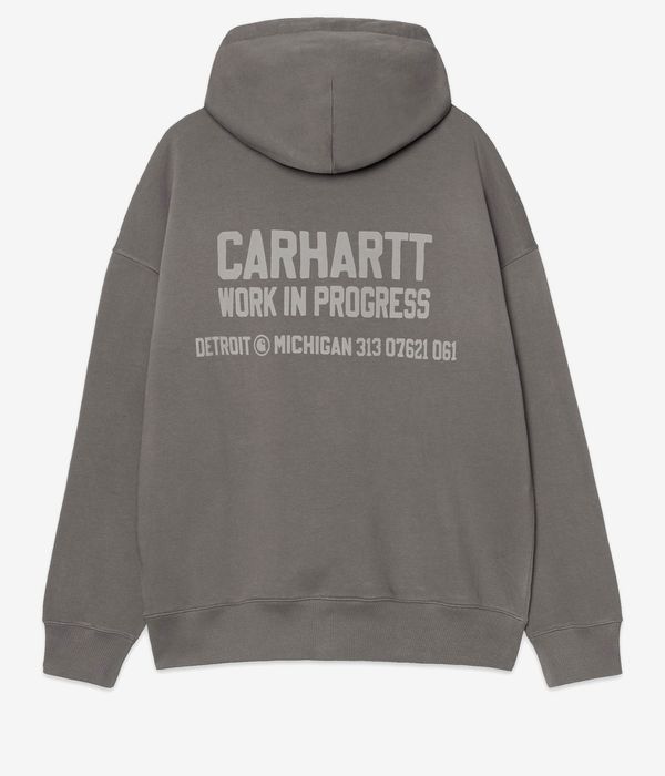 Carhartt WIP Distance Hoodie (graphite stone dyed)