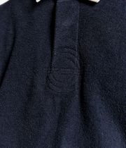 Pop Trading Company Terry Rugby Polo Sweater (navy)