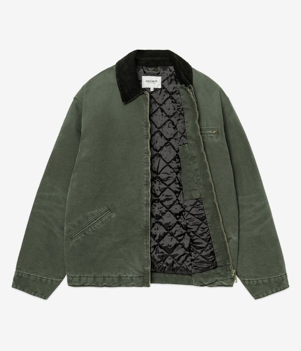 Carhartt WIP OG Detroit Organic Dearborn Jacket (olive black stone canvas)