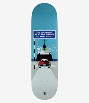 Girl Gass Seattle Bound 8.5" Skateboard Deck (multi)