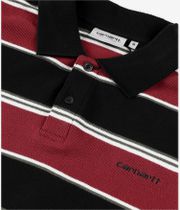 Carhartt WIP Malone Polo (stripe dark brick)