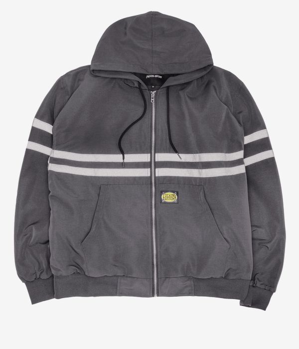 Fucking Awesome KO Striped Hoodie Jacke (black)