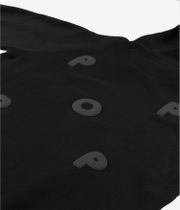 Pop Trading Company Puffed Logo Felpa Hoodie (black)