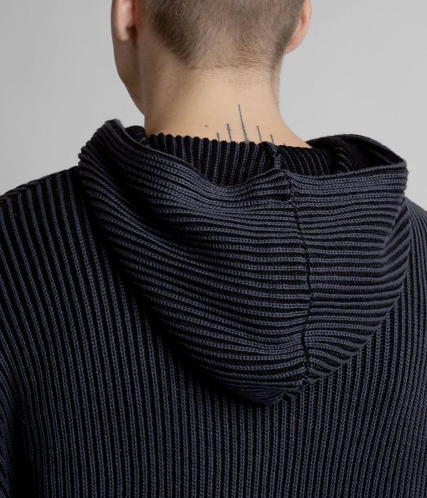 Wasted Paris Pusher Knit Sudadera con cremallera (black charcoal)