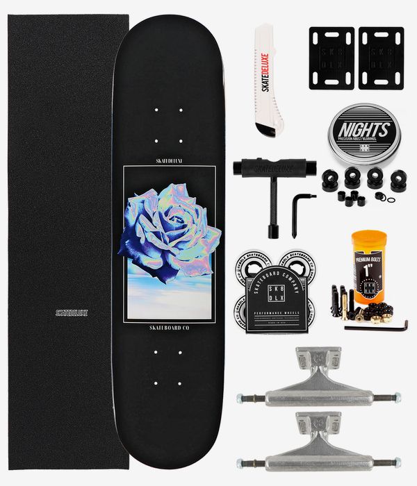 skatedeluxe Rose Premium Komplett 7.75" Kit di montaggio per skateboard (black)