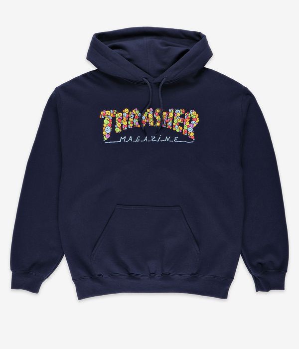 Thrasher Smile Hoodie (navy)