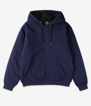 Volcom Single Stone Lined Zip-Sweatshirt avec capuchon (marine)