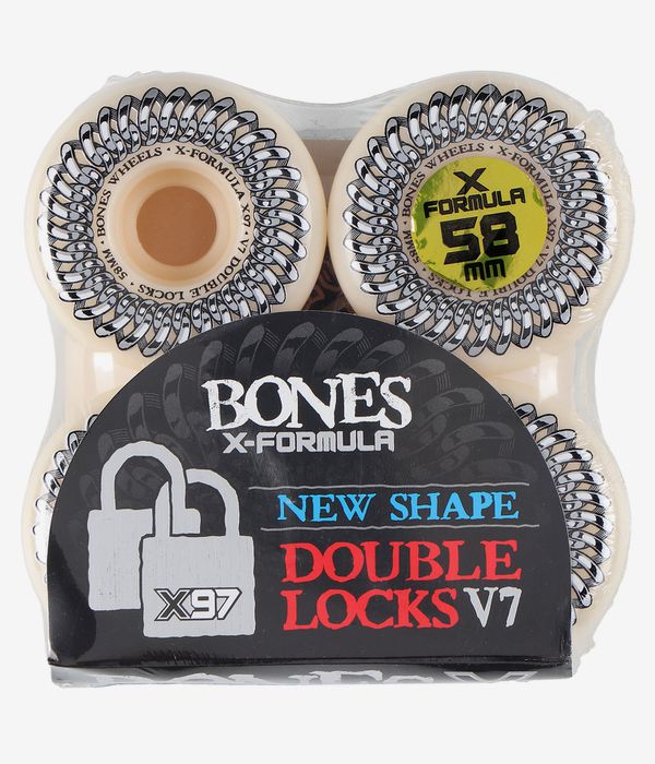 Bones X Formula Double Lock V7 Rollen (white) 58 mm 97A 4er Pack
