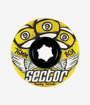 Sector 9 Race Formula 76mm 80A Wheels 4er Pack