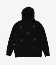 Pop Trading Company Puffed Logo Bluzy z Kapturem (black)