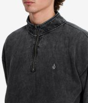 Volcom Single Stone 1/4-Zip Sweater (light acid black)