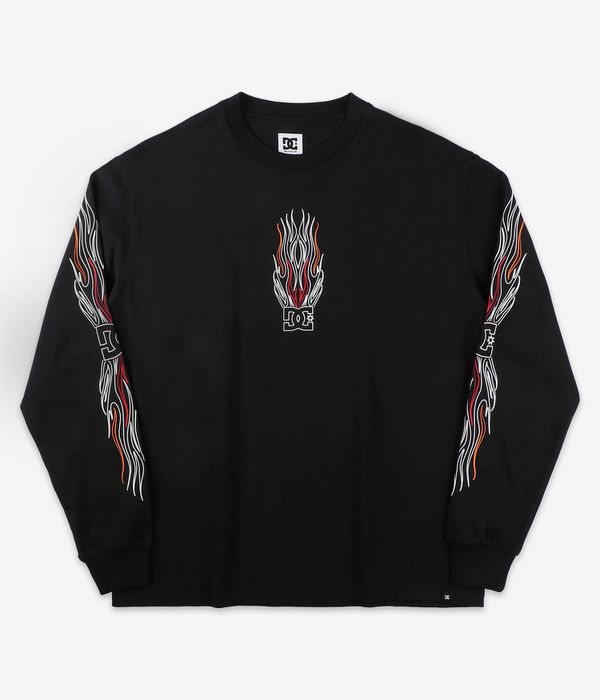 DC Burn Out Top z Długim Rękawem (black)
