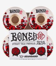 Bones STF Peace V1 Wheels (white red) 52mm 103A 4 Pack
