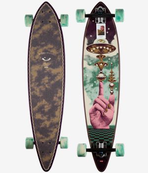 GLOBE Skateboards Pintail 37 Longboard Complete Skateboard Tropic Lava 