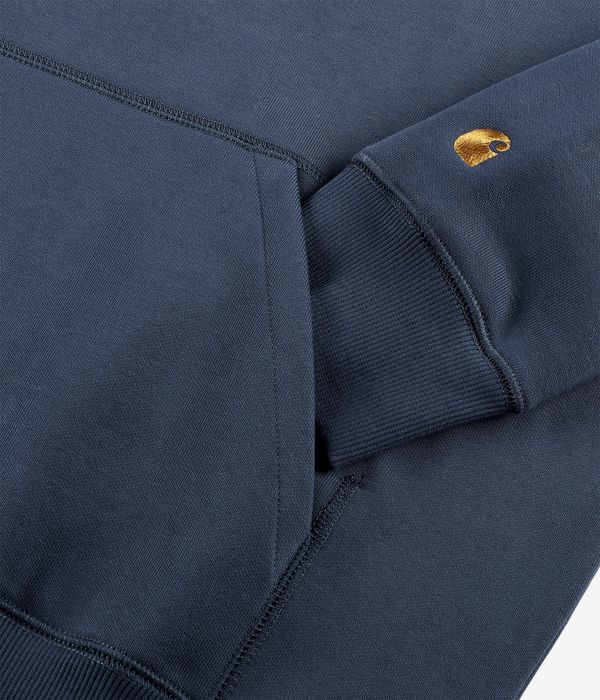 Carhartt WIP Chase Hoodie (dusky blue gold)