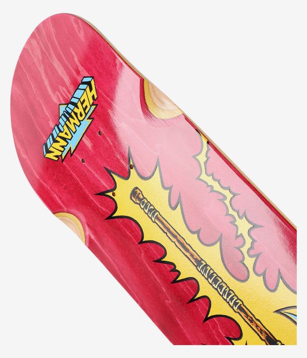 Real Herman Battle Axe Wheel Wells 8.25" Skateboard Deck (multi)