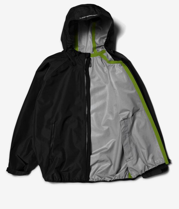 HUF Rainier Shell Jacket (black)