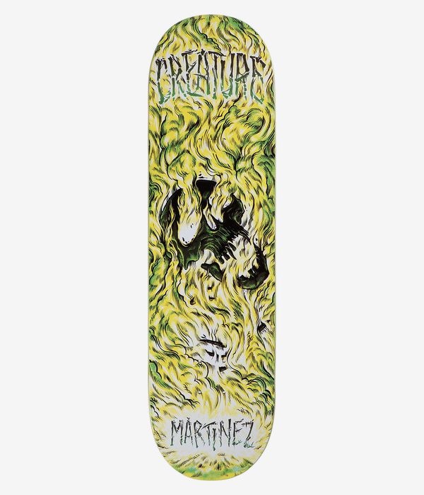 Creature Martinez Inferno 8.6" Skateboard Deck (yellow)