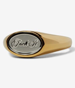 HUF Fuck It Signet Ring (gold)