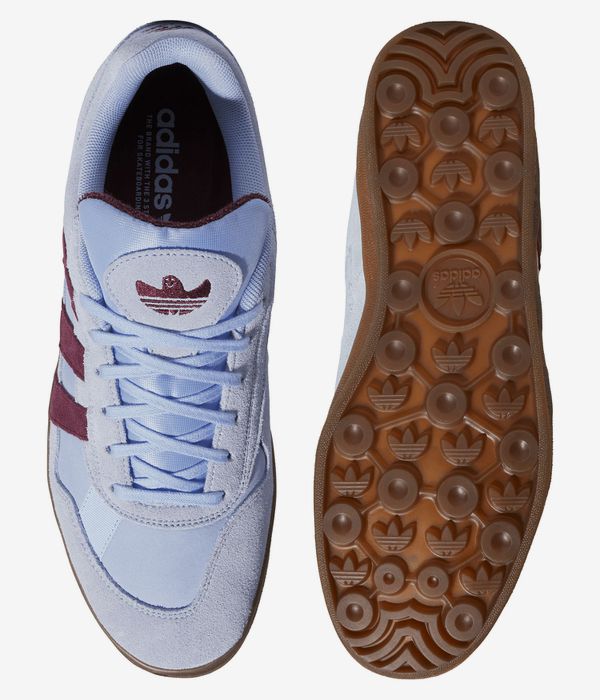 adidas Skateboarding Aloha Super Schuh (clear sky maroon gum)