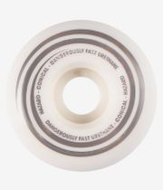 Madness Hazard Radio Active CS Conical Rollen (white) 58mm 101A 4er Pack