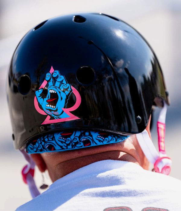 PRO-TEC x Santa Cruz Low Pro Casque (gloss black)