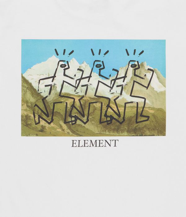 Element Nature Calls Camiseta de manga larga (optic white)
