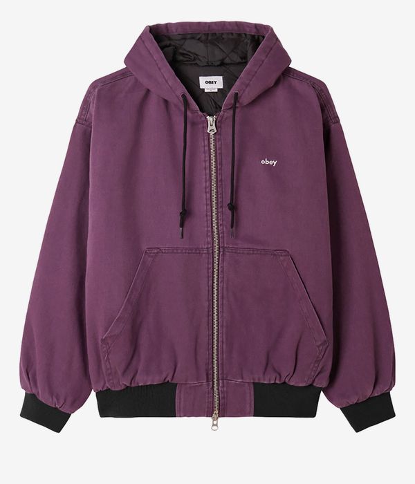 Obey Wittern Jacket (potent purple faded wash)