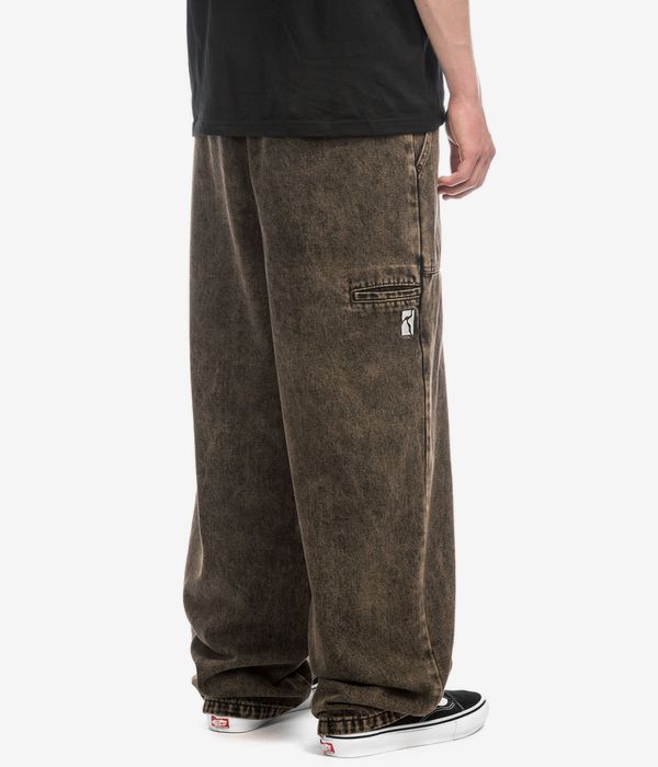 Poetic Collective Painter Jeans (brown acid denim wash)