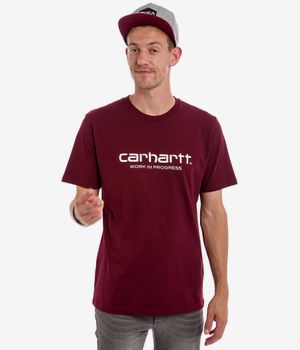 Carhartt WIP Script T-Shirt (chianti white)