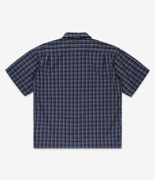 XLarge x Crenshaw Skate Club Embroidered Plaid Shirt (navy)