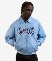 Wasted Paris Prey Varsity Jacket (light blue)