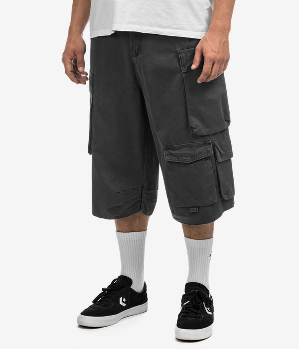 Wasted Paris Grant Shorts (faded black)