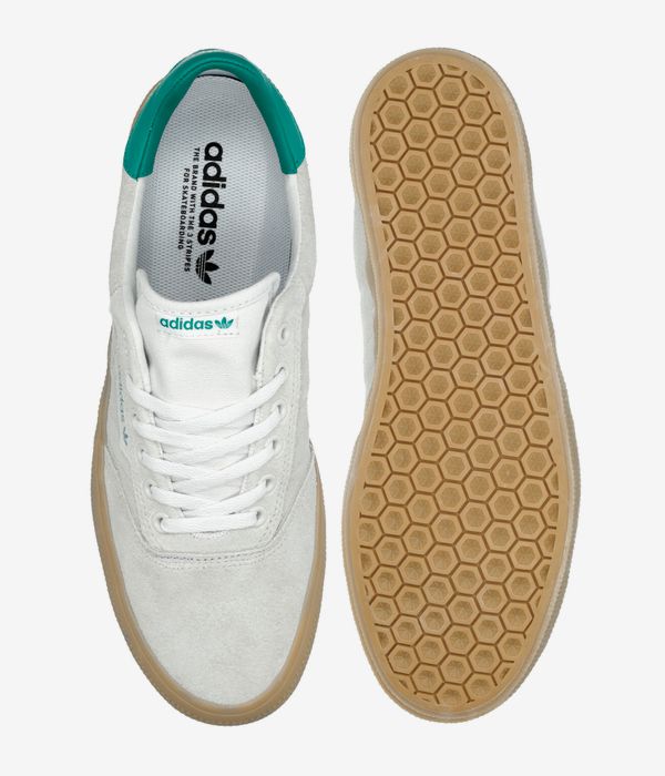 adidas Skateboarding 3MC Zapatilla (core white green gum)