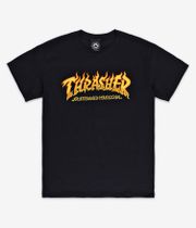 Thrasher Fire Logo T-Shirt (black)