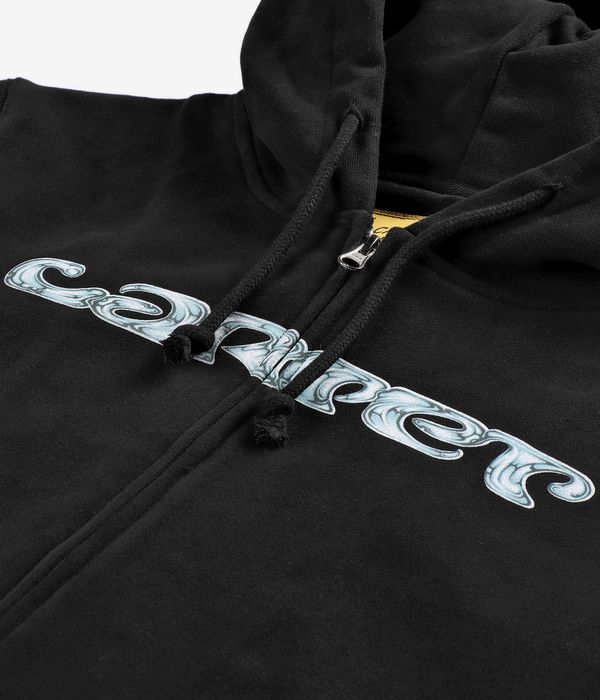 Carpet Company Chrome Zip-Sweatshirt avec capuchon (black)